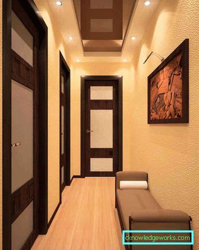 Proiectarea unui coridor îngust în apartament - fotografii reale