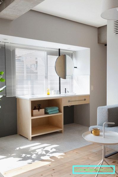 39-cameră de zi în stilul minimalismului - fotografie