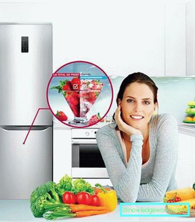 LG frigider cu flori LG frigider cu flori