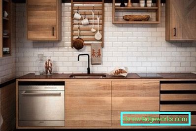 Interiorul bucătăriei de 6 metri pătrați - secretele unui design de succes de fotografie