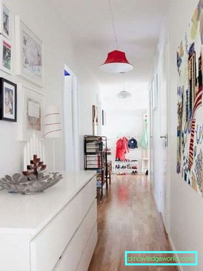 Holul interior în apartament - soluții foto pentru o cameră mare și mică