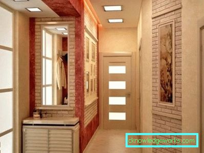 Holul interior în apartament - soluții foto pentru o cameră mare și mică