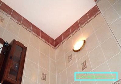 Ce este mai bine să faci un tavan în baie
