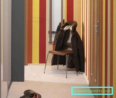 Ce tapet să alegeți pentru hol în fotografie apartament