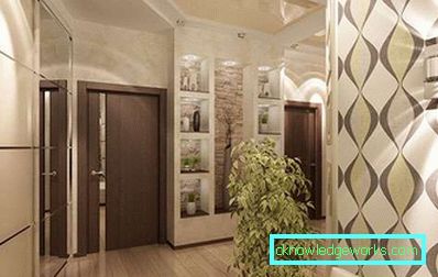 Ce tapet să alegeți pentru hol în fotografie apartament