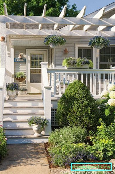 142-Porch pentru o casă privată - 100 de fotografii