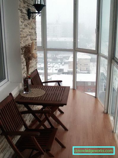 Bucătărie pe balcon Bucătărie pe balcon