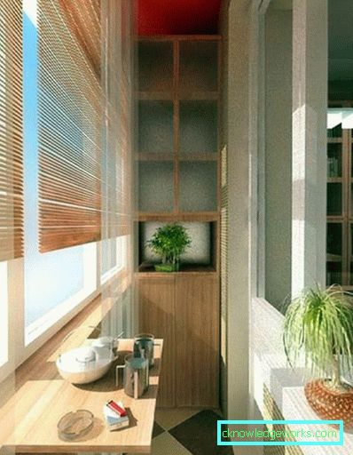 Bucătărie pe balcon Bucătărie pe balcon