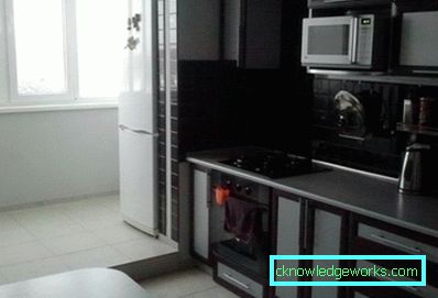 Bucătărie pe balcon Bucătărie pe balcon