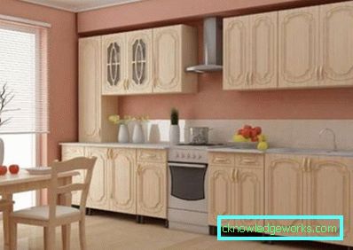 Bucătăria face-o singură de la panourile de mobilier