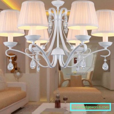 68 candelabru în sufragerie - 87 opțiuni de fotografie