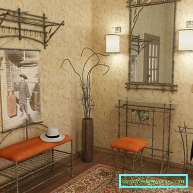 Sala mică în Hrușciov - o fotografie a designului unui coridor îngust
