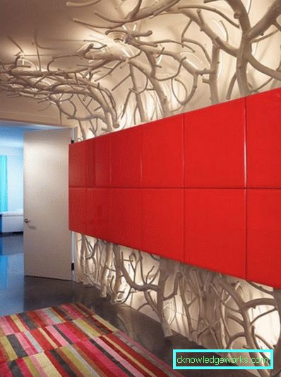 Mobilier pentru o sală în stil modern - o fotografie Mobilier pentru o sală în stil modern - o fotografie