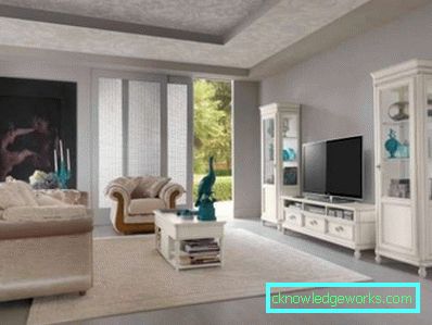 Mobilier modular de cameră în stil modern - fotografii de design