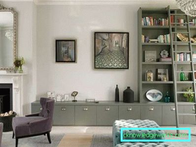 Mobilier modular de cameră în stil modern - fotografii de design