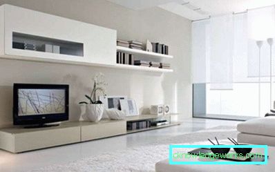 Mobilier modular de cameră în stil modern - fotografii de design