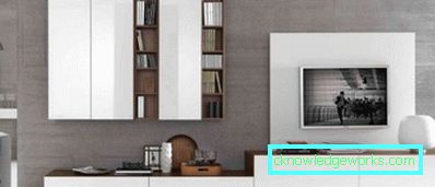 Mobilier modular de cameră în stil modern - fotografii de design