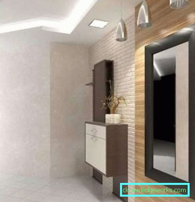 Coridor pentru un coridor îngust - design foto