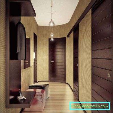Coridor pentru un coridor îngust - design foto