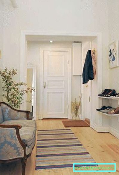 Sala de intrare în stil scandinav