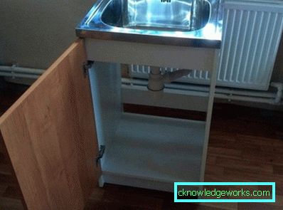 Cabinet pentru chiuveta în bucătărie Cabinet pentru spălat bucătăria