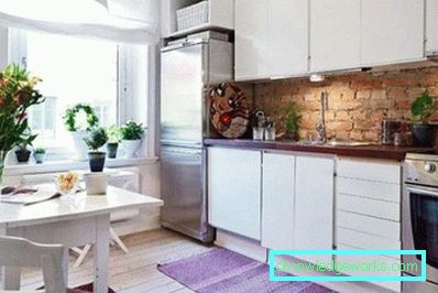 Lilac bucătărie - caracteristici de design