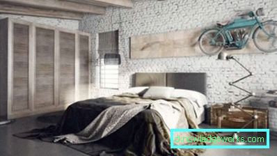 Dormitoare în stil loft - caracteristici ale stilului și ale interiorului fotografiei