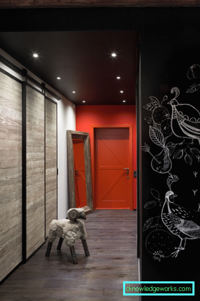 Dulap încorporat în hol - design foto Dulap încorporat în hol - design foto