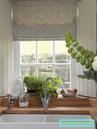 281-Blinds în bucătărie - 90 de fotografii de noi produse