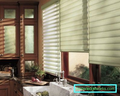 281-Blinds în bucătărie - 90 de fotografii de noi produse