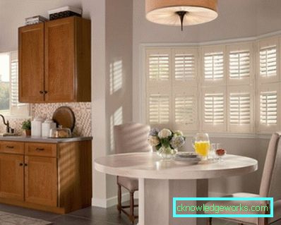 281-Blinds în bucătărie - 90 de fotografii de noi produse