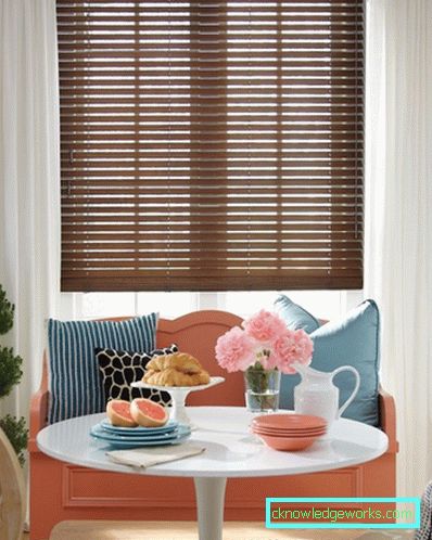 281-Blinds în bucătărie - 90 de fotografii de noi produse