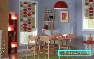 281-Blinds în bucătărie - 90 de fotografii de noi produse