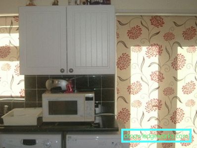 281-Blinds în bucătărie - 90 de fotografii de noi produse