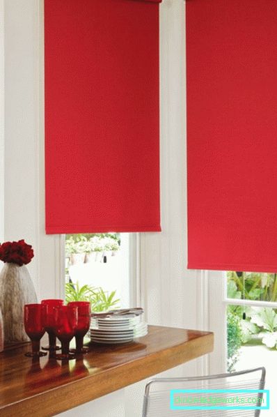 281-Blinds în bucătărie - 90 de fotografii de noi produse