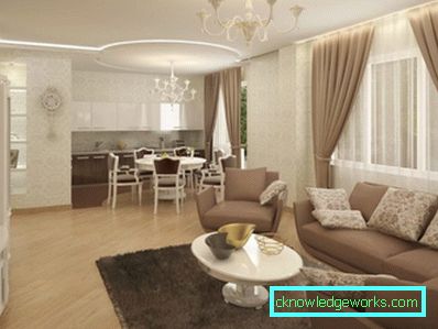 Zona de cameră - 115 de fotografii ale ideilor de design și opțiunile de zonare în camera de zi
