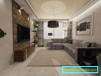 Zona de cameră - 115 de fotografii ale ideilor de design și opțiunile de zonare în camera de zi