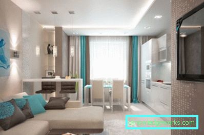 Zona de cameră - 115 de fotografii ale ideilor de design și opțiunile de zonare în camera de zi