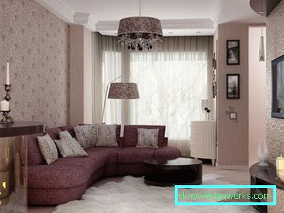 Zona de cameră - 115 de fotografii ale ideilor de design și opțiunile de zonare în camera de zi
