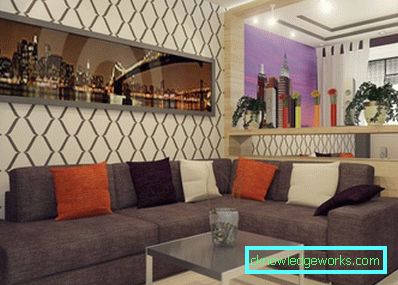 Zona de cameră - 115 de fotografii ale ideilor de design și opțiunile de zonare în camera de zi Zona de cameră - 115 de fotografii ale ideilor de design și opțiunile de zonare în camera de zi