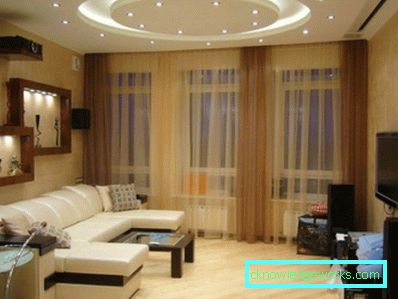 Zona de cameră - 115 de fotografii ale ideilor de design și opțiunile de zonare în camera de zi